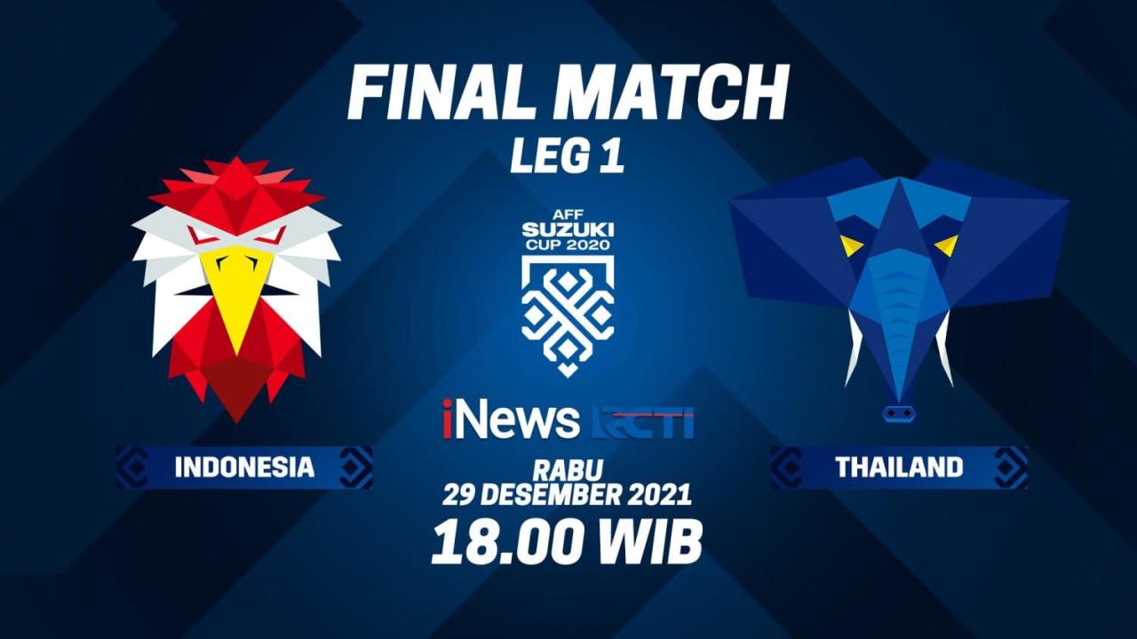 Kapan jadwal pertandingan Indonesia vs Thailand berikutnya