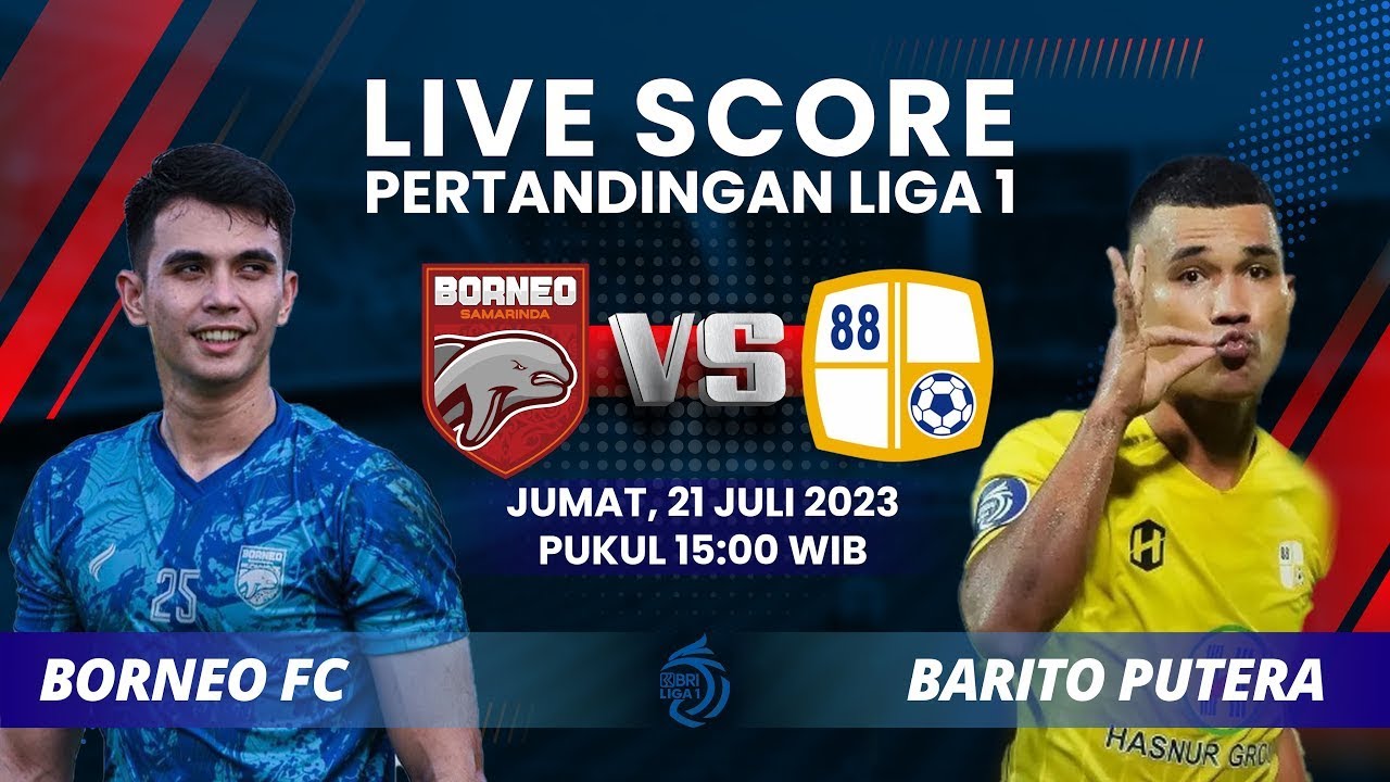 Jadwal dan hasil pertandingan Barito Putera vs Borneo FC