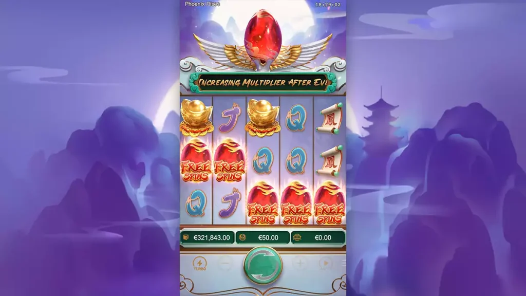 Kebangkitan Burung Api dengan Keberuntungan Phoenix Rises