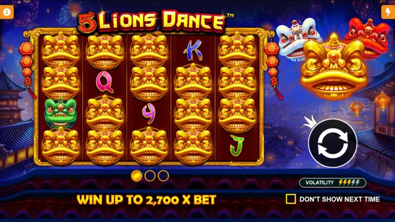 Trik Main Bet Receh 5 Lions Dance OLE777 Untung Terus
